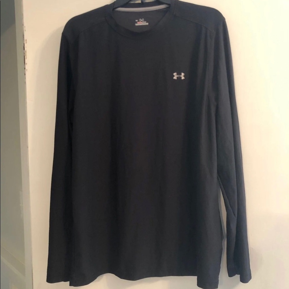 Under Armour Mens HG Long Sleeve L Black